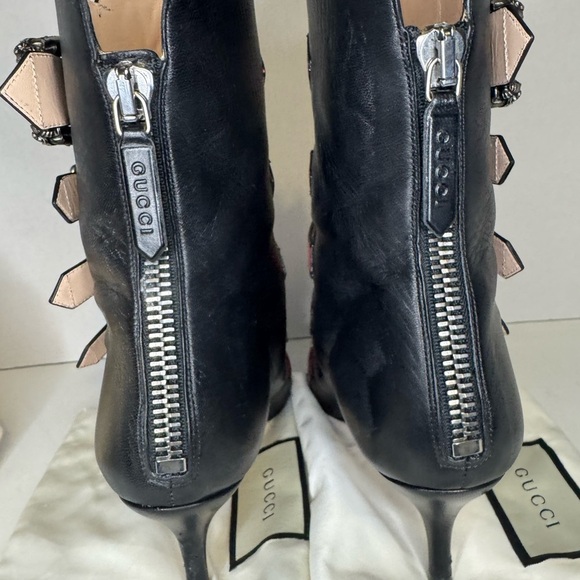 Gucci Kingsnake Dionysus Leather Multicolor Boots Size 38. - Picture 12 of 15